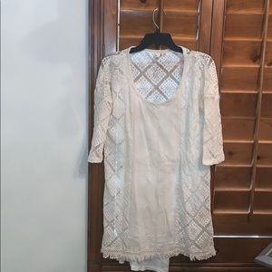 Roxy Lace and cotton dress